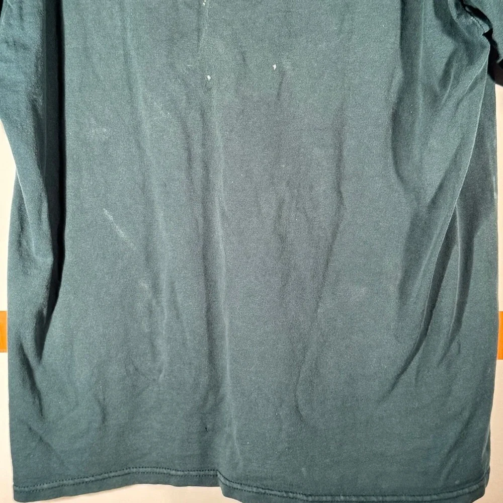 Vintage 90'S Nike Mini Swoosh USA Size S Small Shirt Green‎ V-Neck T-Shirt